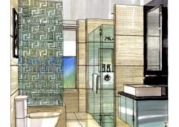 珠海棕榈海岸项目手绘稿2图片