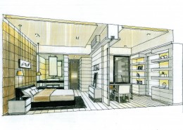 广州东逸花园四期手绘图片大全