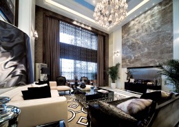 佛山万科兰乔圣菲别墅样板房图片