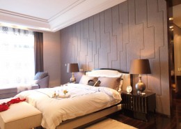 大连星海湾壹号样板房卧室图片