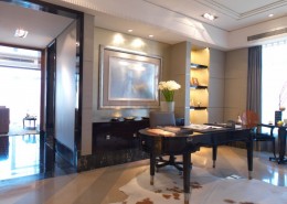 大连星海湾壹号样板房书房图片