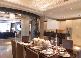 大连星海湾壹号样板房餐厅图片