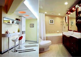 黄色系卫生间设计图片大全