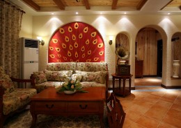 光谷世界城加州阳光样板间之“雅”设计图片