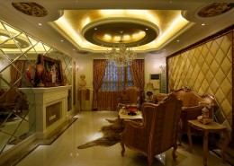 光谷世界城加州阳光样板间之“金”设计图片