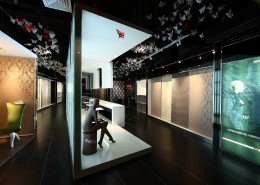 柔然壁纸的展示空间设计图片