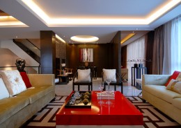 别墅中式室内设计-戴勇作品图片大全