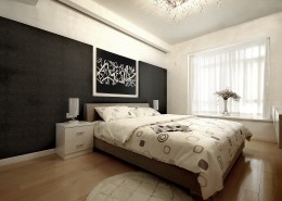 2008中江国际花城黑白写意空间室内装修图片大全