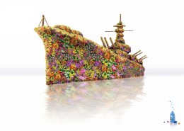 花香清洁剂广告设计图片