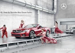 奔驰广告创意图片