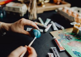 复活节彩蛋的彩绘过程图片大全