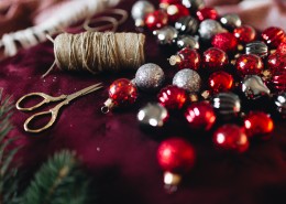 圣诞装饰的物件图片