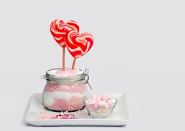 情人节心形甜品素材图片