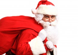 送礼物的圣诞老人图片大全