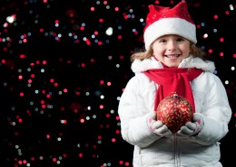 儿童圣诞节与圣诞礼物图片