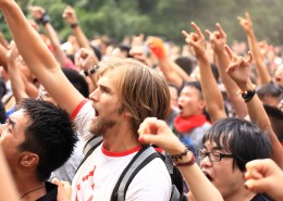 热烈的音乐节现场图片