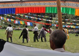 藏区耍坝子节日图片