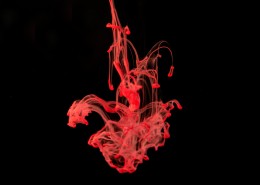 橙色色彩流动背景图片