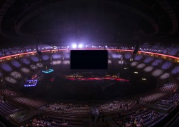 绚丽的舞台灯光图片