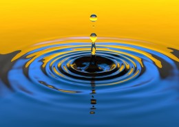 水滴的特写图片