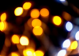 霓虹灯亮点虚化背景图片