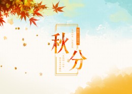 二十四节气之秋分设计素材图片