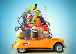 旅游主题元素设计图片大全