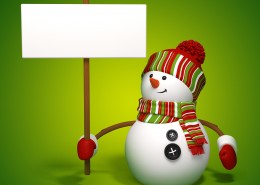 3D圣诞小雪人设计图片