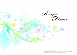 手绘韩国花纹信纸底纹图片大全