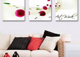 简约三联挂画图片