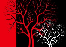 树-家居三联画高清图片