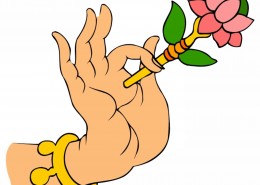 观音手势特写图片