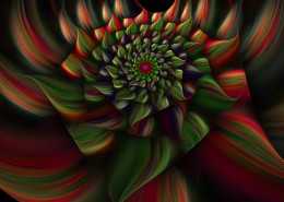 绚丽花纹背景图片