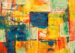 丙烯艺术画图片