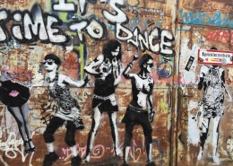 墙上个性的涂鸦图片