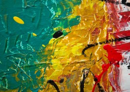 多彩的抽象绘画图片