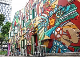 墙上个性的涂鸦图片