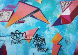 街头墙上的涂鸦艺术图片