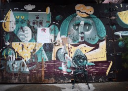 街头的涂鸦图片