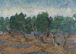 梵高风景绘画之树图片大全