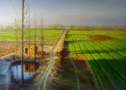 田园风景油画图片