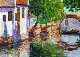 水彩风景画图片