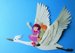 儿童场景纸雕图片大全