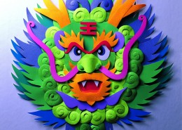 龙的纸雕图片大全