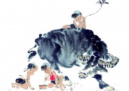 牧童绘画图片大全