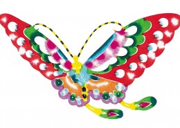 水彩吉祥动物剪纸图片