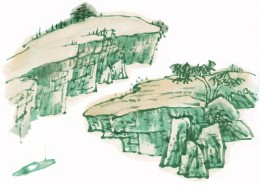 国画幽谷图片大全