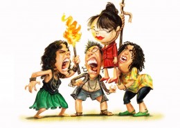 幽默卡通插画图片