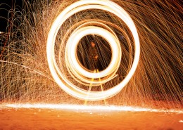 名俗文化活动打树花图片