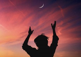 月光下的人影图片